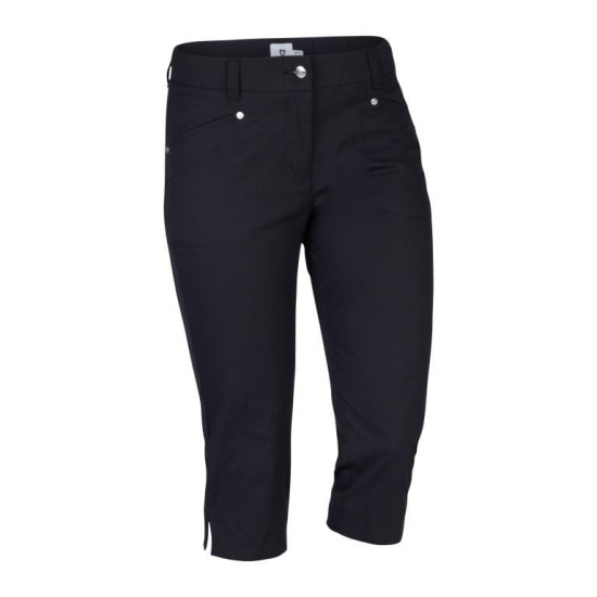 Daily Sports Lyric Capri 74 cm - Black i gruppen Golfklder / Golfklder Dam / Shorts/Kjolar hos Tee Two Green AB (001-262-999)