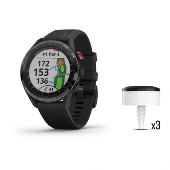 Garmin Approach S62 + 3st CT10 - Black i gruppen Teknik / Golfklockor och GPS hos Tee Two Green AB (010-02200-02)