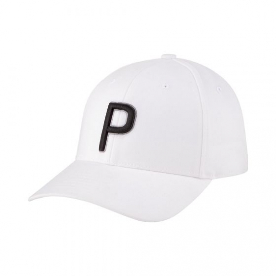 PUMA WOMEN'S P CAP ADJUSTABLE - WHITE i gruppen Golfklder / Kepsar hos Tee Two Green AB (023234-003)