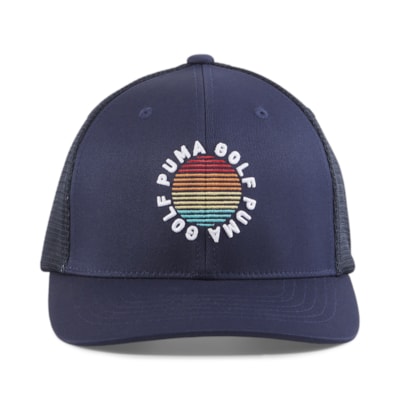 Puma Twilight Trucker Cap - Deep Navy i gruppen Golfklder / Kepsar hos Tee Two Green AB (025238-001)