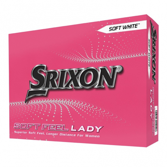 Srixon Soft Feel Lady 2023 - White i gruppen Golfbollar / Nya Golfbollar hos Tee Two Green AB (10334282)