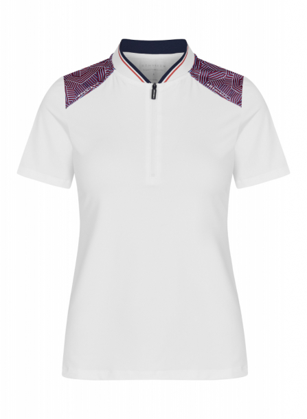 Rhnisch Arya Poloshirt - Hexagon Red i gruppen Golfklder / Golfklder Dam / Piktrjor hos Tee Two Green AB (111929-T455)