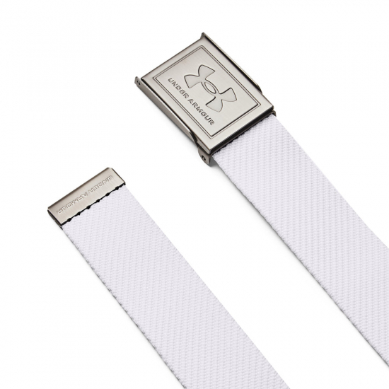 Under Armour Webbing Belt - White i gruppen Golfklder / Strumpor/Blten hos Tee Two Green AB (1369819-100)