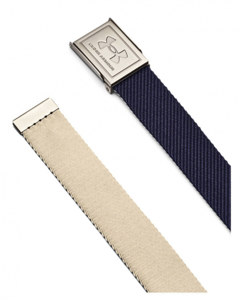 Under Armour Webbing Belt - Midnight Navy/Khaki i gruppen Golfklder / Strumpor/Blten hos Tee Two Green AB (1369819-410)