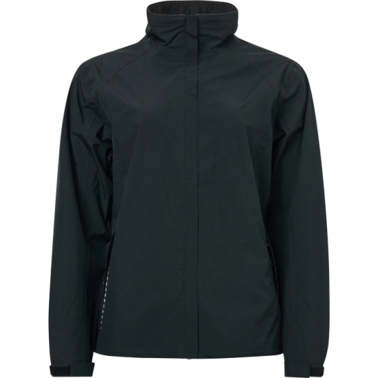 Abacus Lds Links Stretch Rainjacket - Black i gruppen Golfklder / Golfklder Dam / Regnklder hos Tee Two Green AB (2076600)