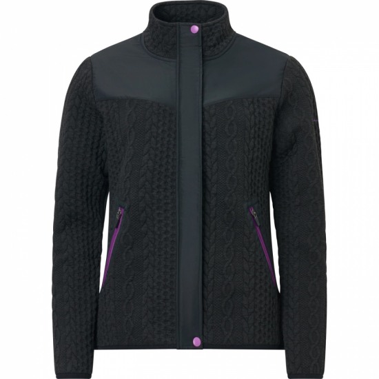 Abacus Lds Adare Midlayer Jacket - Black i gruppen Golfklder / Golfklder Dam / Jackor/Vstar hos Tee Two Green AB (2391-600)