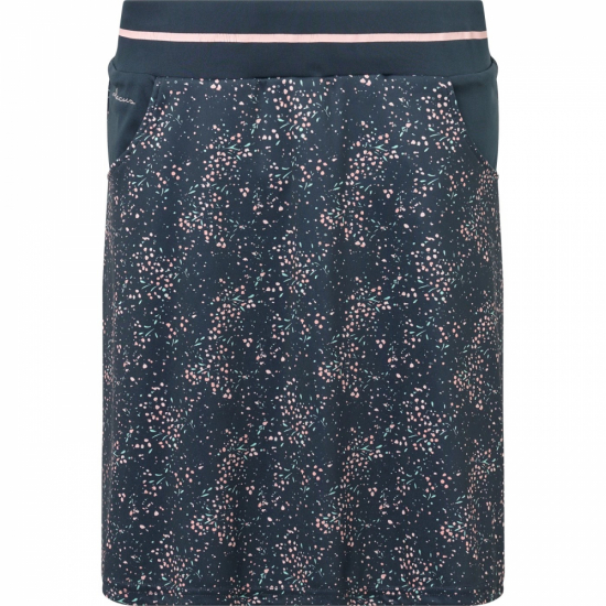 Abacus Lds Juliet Skort 50cm - Navy Floral i gruppen Golfklder / Golfklder Dam / Shorts/Kjolar hos Tee Two Green AB (2982-737)