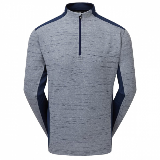 Footjoy Mens Space Dye Thermal Chill-Out - Navy i gruppen Golfklder / Golfklder Herr / Trjor hos Tee Two Green AB (31972)