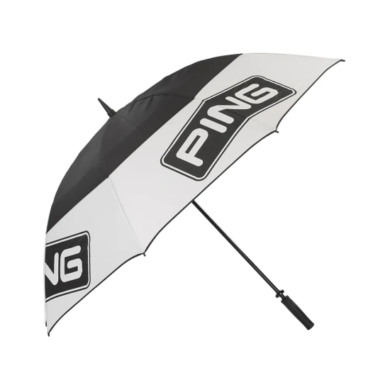 Ping Tour Umbrella 68 - White/Black i gruppen Tillbehr  / Paraply hos Tee Two Green AB (35953-02)