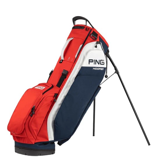 Ping Hoofer Standbag - Navy/Red/White i gruppen Golfbagar / Brbagar hos Tee Two Green AB (36414-04)