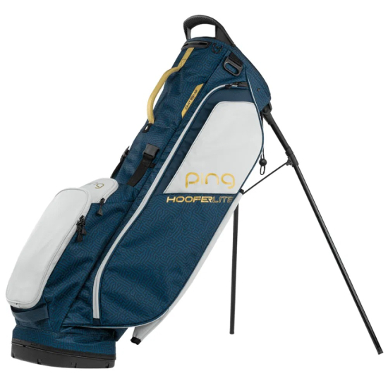 Ping Hoofer Lite Standbag - Blue/Coral i gruppen Golfbagar / Brbagar hos Tee Two Green AB (36415-21)