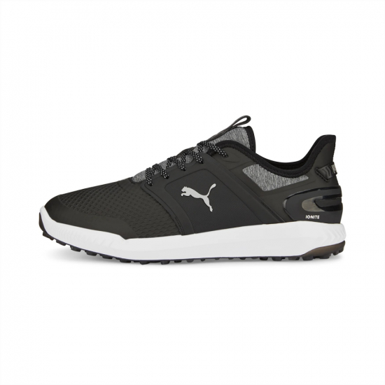 Puma Mens Ignite Elevate - Black/Silver i gruppen Golfskor / Golfskor Herr hos Tee Two Green AB (376077-002)