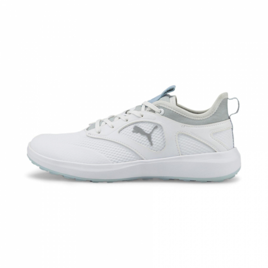 Puma Womens Ignite Malibu - White/Silver i gruppen Golfskor / Golfskor Dam hos Tee Two Green AB (376158-001)