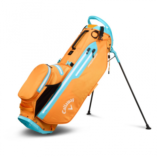 Callaway Fairway C HD (HyperDry) Standbag 2024 - Orange/Electric Blue i gruppen Golfbagar / Brbagar hos Tee Two Green AB (5124218)