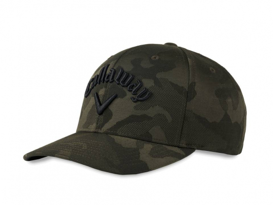 Callaway Camo Flexfit Snapback Cap - Green i gruppen Golfklder / Kepsar hos Tee Two Green AB (5221005)