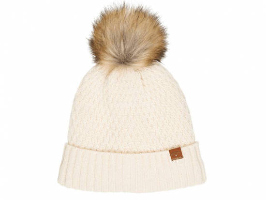 Callaway Womens Pom Pom Beanie - Cream i gruppen Golfklder / Kepsar hos Tee Two Green AB (5222133)