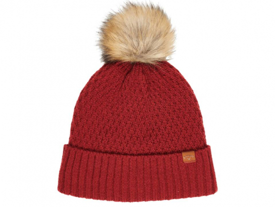 Callaway Womens Pom Pom Beanie - Dark Red i gruppen Golfklder / Kepsar hos Tee Two Green AB (5222135)