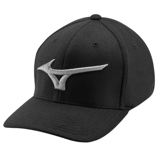 Mizuno Tour Vent Adjustable Cap - Black i gruppen Golfklder / Kepsar hos Tee Two Green AB (52FF2001P-BLK)