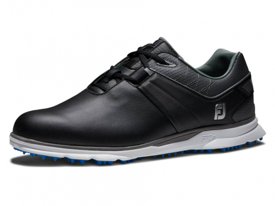 Footjoy Mens Pro SL Wide - Black/Charcoal i gruppen Golfskor / Golfskor Herr hos Tee Two Green AB (53077)