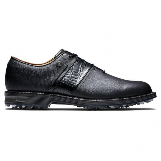 Footjoy Mens Premiere Series Packard Wide - Black i gruppen Golfskor / Golfskor Herr hos Tee Two Green AB (53924W)