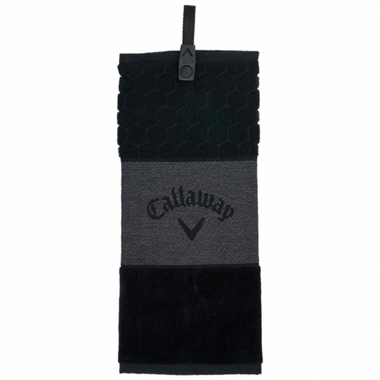 Callaway Trifold Towel 2023 - Black i gruppen Tillbehr  / Handdukar hos Tee Two Green AB (5423004)