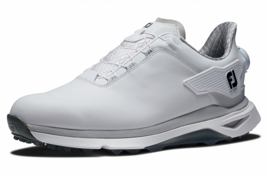 Footjoy Mens Pro SLX Boa Medium - White/Grey i gruppen Golfskor / Golfskor Herr hos Tee Two Green AB (56915M)