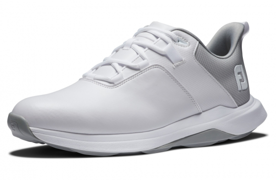 Footjoy Mens Prolite Medium - White/Grey i gruppen Golfskor / Golfskor Herr hos Tee Two Green AB (56924M)