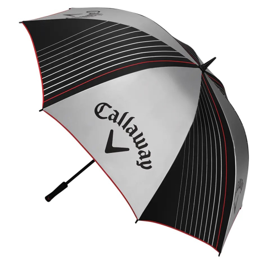 Callaway UV 64 Umbrella - Black/Silver/White i gruppen Tillbehr  / Paraply hos Tee Two Green AB (5920006)