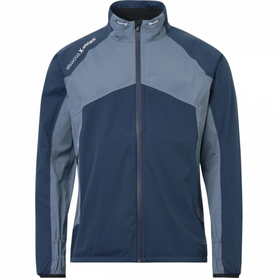 Abacus Mens Pitch 37.5 Rain Jacket - Dusty Blue i gruppen Golfklder / Golfklder Herr / Regnklder hos Tee Two Green AB (6040-982)