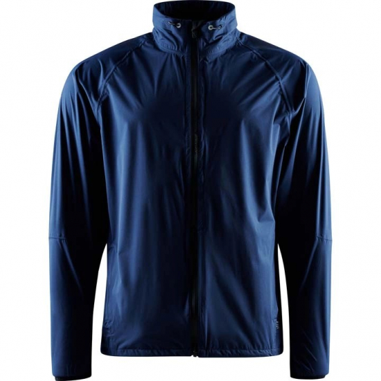 Abacus Mens Pitch 37.5 Rain Jacket - Midnight Navy i gruppen Golfklder / Golfklder Herr / Regnklder hos Tee Two Green AB (6041093)