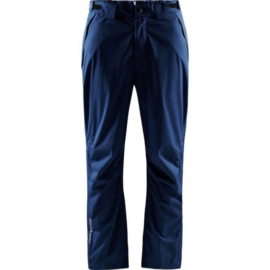 Abacus Mens Pitch 37.5 Rain Trousers - Midnight Navy i gruppen Golfklder / Golfklder Herr / Regnklder hos Tee Two Green AB (6042093)