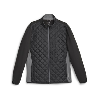 Puma Mens Frost Quilted Jacket - Black/Slate Grey i gruppen Golfklder / Golfklder Herr / Jackor/Vstar hos Tee Two Green AB (621522-001)