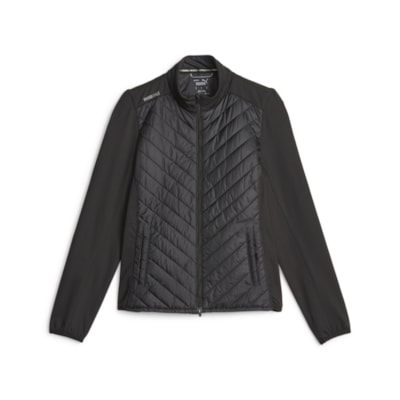 Puma Womens Frost Quilted Jacket - Black i gruppen Golfklder / Golfklder Dam / Jackor/Vstar hos Tee Two Green AB (621628-001)