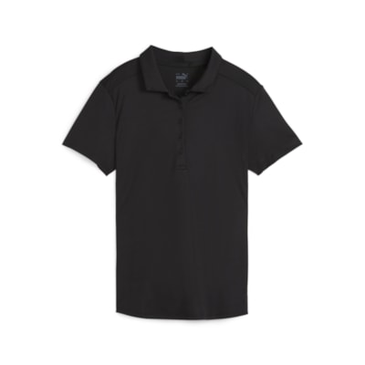 Puma Womens Pure SS Polo - Black i gruppen Golfklder / Golfklder Dam / Piktrjor hos Tee Two Green AB (625149-002)