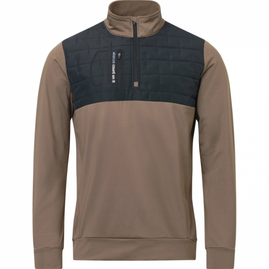 Abacus Mens Hoylake Thermo Midlayer - Nougat i gruppen Golfklder / Golfklder Herr / Trjor hos Tee Two Green AB (6384-270)