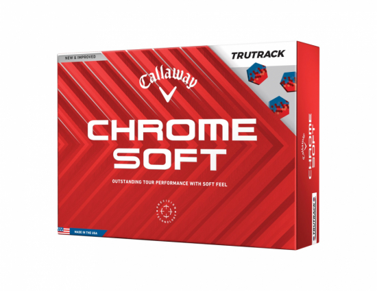 Callaway Chrome Soft 2024 TruTrack - White i gruppen Golfbollar / Nya Golfbollar hos Tee Two Green AB (6421261122063)