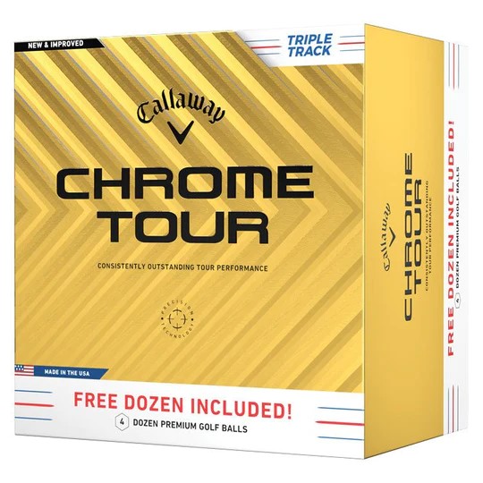 Callaway Chrome Tour 2024 Triple Track - Kp 4 dussin, betala fr 3! i gruppen Golfbollar / Nya Golfbollar hos Tee Two Green AB (6432061568015)