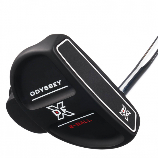 Odyssey DFX 2-Ball Putter RH (Hger) i gruppen Golfklubbor / Putter hos Tee Two Green AB (73011S330)