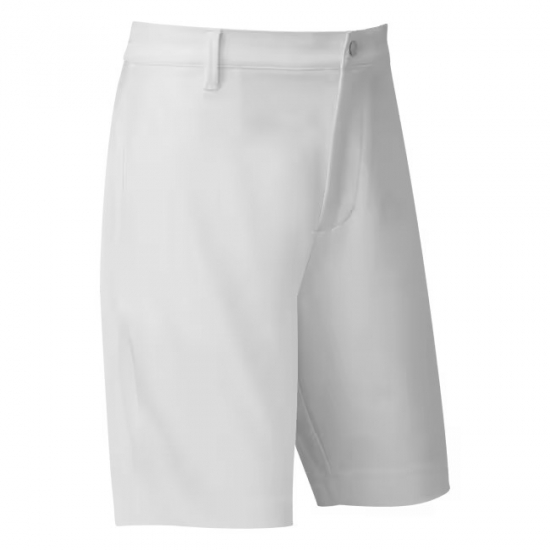 Footjoy Mens Performance Regular Fit Shorts - White i gruppen Golfklder / Golfklder Herr / Shorts hos Tee Two Green AB (80163)