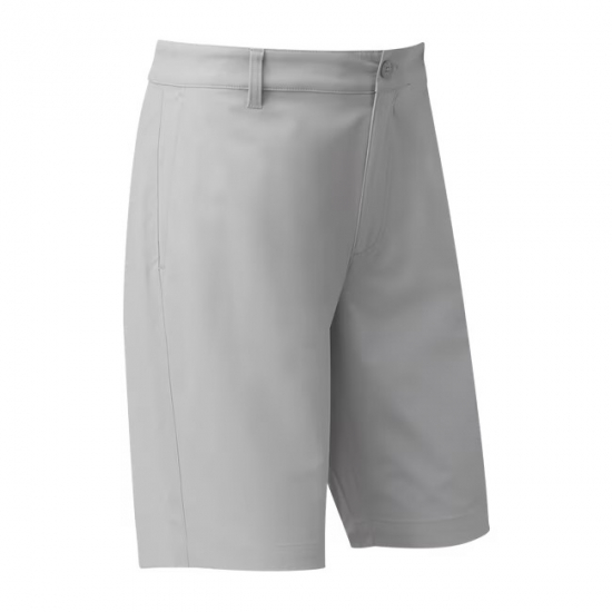 Footjoy Mens FJ Par Golf Shorts - Grey i gruppen Golfklder / Golfklder Herr / Shorts hos Tee Two Green AB (80166)