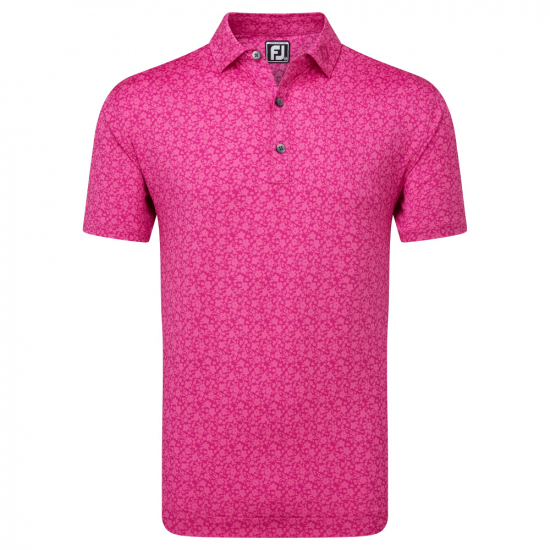 Footjoy Mens Painted Floral Lisle - Berry i gruppen Golfklder / Golfklder Herr / Piktrjor hos Tee Two Green AB (81616)