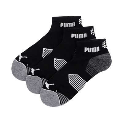 Puma Essential 1/4 Cut Socks 3-Pack - Black i gruppen Golfklder / Strumpor/Blten hos Tee Two Green AB (858562-002)