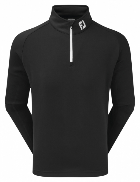 Footjoy Mens Chill-Out Pullover - Black i gruppen Golfklder / Golfklder Herr / Trjor hos Tee Two Green AB (90146)