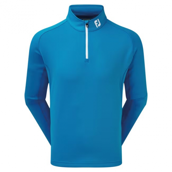 Footjoy Mens Chill-Out Pullover - Cobalt i gruppen Golfklder / Golfklder Herr / Trjor hos Tee Two Green AB (90148)