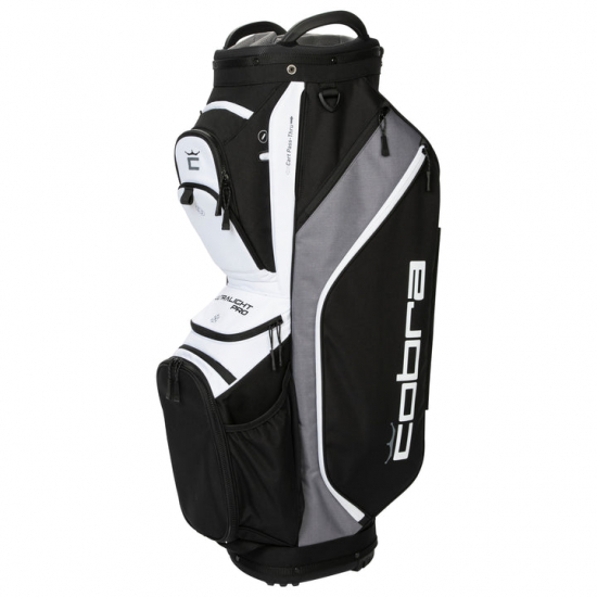 Cobra Ultralight Pro Cartbag - Black/White i gruppen Golfbagar / Vagnbagar hos Tee Two Green AB (909528-08)