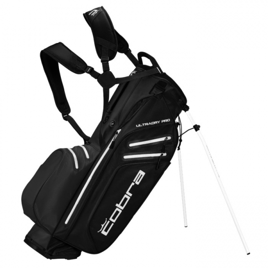 Cobra Ultradry Pro Stand Bag 2023 - Black/White i gruppen Golfbagar / Brbagar hos Tee Two Green AB (909589-001)