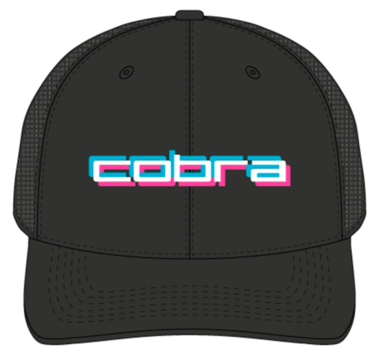 Cobra 3D Tour Cap - Puma Black/Bright Aqua i gruppen Golfklder / Kepsar hos Tee Two Green AB (909760-001)