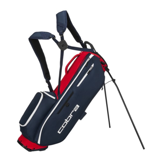 Cobra Ultralight Pro Stand 2025 - Club Navy/Strong Red i gruppen Golfbagar / Brbagar hos Tee Two Green AB (909763-007)