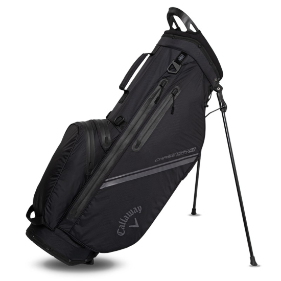 Callaway Chase Dry Standbag 2025 - Black i gruppen Golfbagar / Brbagar hos Tee Two Green AB (A00497_B0074)