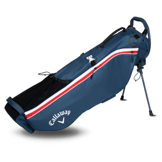 Callaway Carry Plus 2025 - Navy/White/Red i gruppen Golfbagar / Pencilbagar hos Tee Two Green AB (A00499_Q0012)